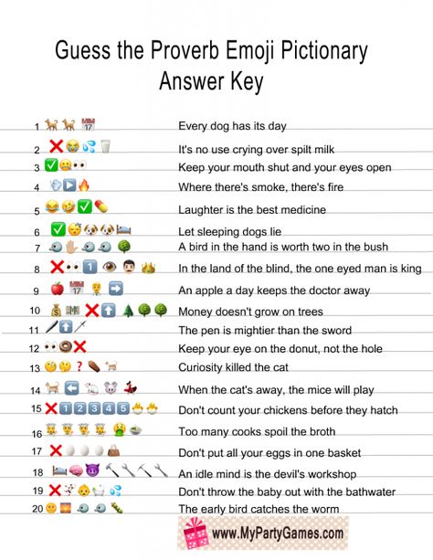 Free Printable Guess the Proverb Emoji Pictionary Quiz Guess The Phrase Emoji, Guess The Name Game, Emoji Games For Adults, Guess The Song Emoji With Answers, Emoji Riddles With Answers, Emoji Puzzles With Answers, Emoji Quiz And Answers, Emoji Games With Answers, Emoji Quiz With Answers