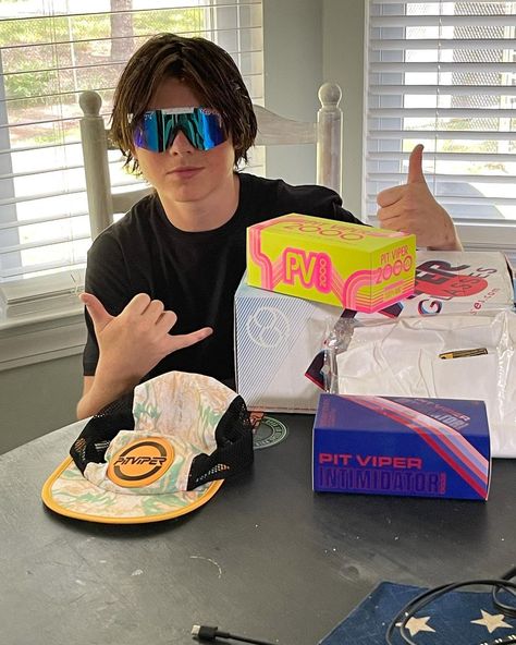 Brady Noon on Instagram: “Thank you so much @pit_viper for sending me such awesome glasses ! So cool and stylish ! 🤙🏻🤙🏻 #pitvipersunglasses” Lululemon Gifts, Brady Noon, Apple Gift Card, Pit Viper, Best Gift Cards, Target Gift Cards, Wimpy Kid, Walmart Gift Cards, Unique Hats