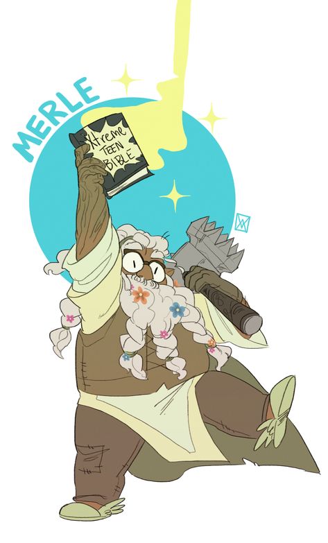 PARANORMAL BEATDOWN — Ya’ll have heard of Taako in a skirt, now get... Merle Highchurch, Fantasy Costco, Adventure Zone Podcast, Mcelroy Brothers, The Adventure Zone Balance, Adventure Zone Balance, Taz Balance, Arte Indie, Adventure Zone