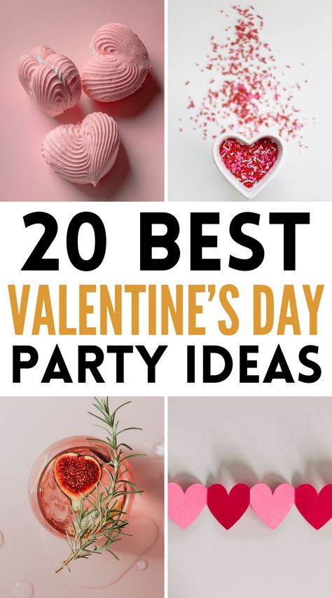 Are you planning to host a Valentine's Day party this year? Whether you're planning a romantic evening with your significant other or a fun Galentine's Day with friends, there are plenty of Valentine's Day party and ways to celebrate love this February 14th. Valentines Theme Party, Church Valentines, Valentines Day Party Ideas, Valentines Tea Party, Entertainment Decor, Valentine Party Ideas, Winter Nail Art Designs, Food Party Ideas, Christmas Cake Ideas