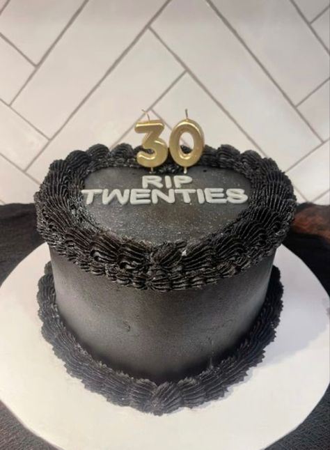 Red Velvet 30th Birthday Cake, 30th Cake For Men, Men 30th Birthday Cake, Rip Twenties Birthday Decorations, Dirty Thirty Cake For Men, Rip 30th Birthday Cake, 30 Birthday Ideas For Men Cake, 30th Bday Cake For Men, Rip Twenties Birthday Cake