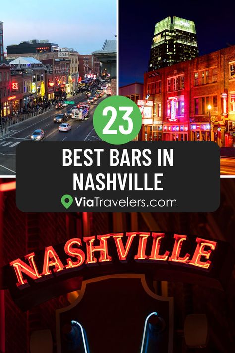 23 Best Bars in Nashville Best Bars In Nashville, Nashville Nightlife, Live Music Bar, Nashville Bars, Nashville Vacation, Visit Nashville, Hidden Bar, Beer Hall, Bar Crawl