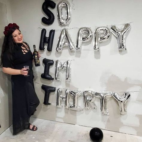 30thbirthday Ideas Men, Small 30th Birthday Ideas, Birthday Decorations 30 Years, Surprise Party 30th Birthday, Man’s 30th Birthday, Black Out 30th Birthday, So Happy Im Thirty Party, 30th Birthday Men Party, 30th Party Theme For Men