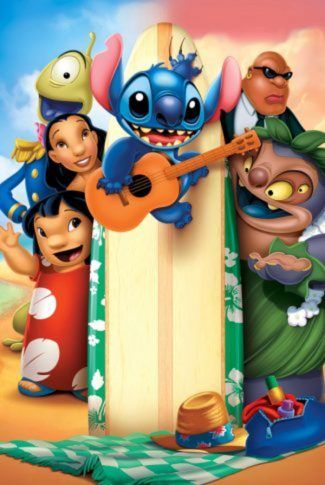 Wallpaper Lilo And Stitch, Disney Characters Lilo, Wallpaper Film, Lilo And Stitch 2002, Lilo And Stitch Movie, Lilo And Stitch Characters, Stitch Movie, Movie Fanart, Stitch Coloring Pages