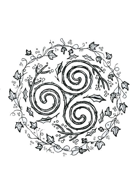 Celtic Swirl Tattoo, Spiral Of Life Tattoo, Druidic Tattoo, Algiz Tattoo, Celtic Tree Of Life Tattoo Feminine, Crossroads Tattoo, Celtic Tree Of Life Tattoo, Celtic Motifs, Wicca Tattoo