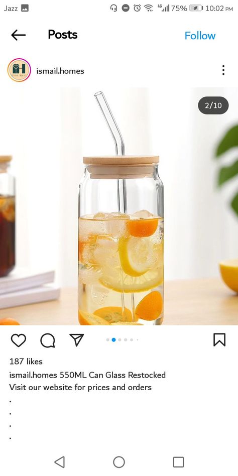 Drinking Jars, Tea Container, Heat Resistant Glass, Glass Straws, Holiday Drinks, Water Bottle Accessories, Bubble Tea, Glass Tumbler, Glass Material