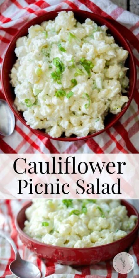 Picnic Salad, Healthy Foods To Make, Dieting Tips, Picnic Recipes, Easy Cauliflower, Healthy Food Guide, Healthy Food Menu, Food Advice, Eat Healthy Food