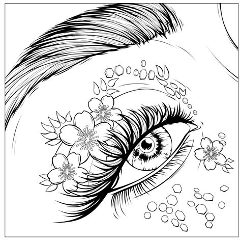 Eye Coloring Pages, Colour Pages, Around Arm Tattoo, Minimalistic Tattoo, Creative Drawings, Flash Sheets, Abc Disney, Coloring Printables, Family Tattoo Designs