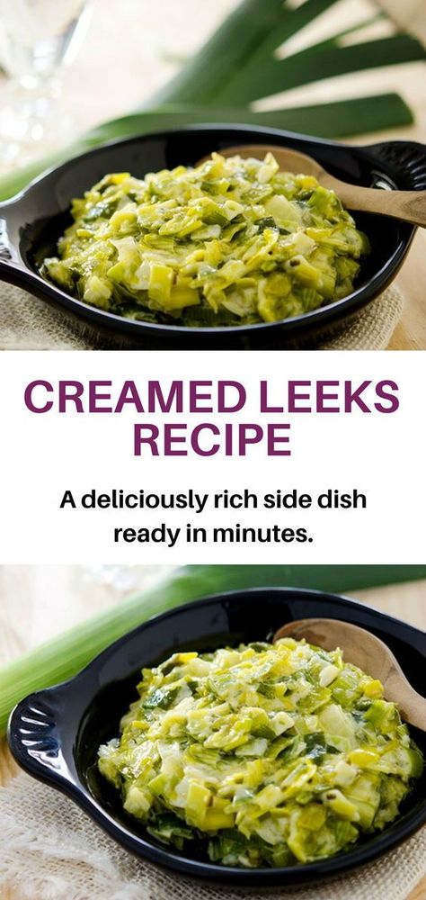 How to Make Leeks Recipe - Leeks have a mellow onion flavor that is truly unique.  Here�s the trick: pairing leeks with butter and cream elevates the mellow onion flavor to incredible heights. Try it. Leeks Side Dish, Leek Recipes Side Dishes, Leeks Recipe, Leek Recipes, Creamed Leeks, Veg Dishes, A Chef, Side Recipes, Veggie Dishes