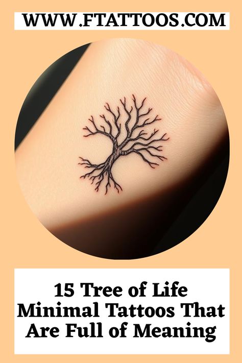 Symbolic Family Tattoos Woman, Intertwined Tree Tattoo, Tree Of Life Line Art, Small Tattoos Tree, Tree Of Life Tattoo Men Forearm, Irish Tree Of Life Tattoo, Small Tree Of Life Tattoo, Celtic Tree Of Life Tattoo Feminine, Bodhi Tree Tattoo