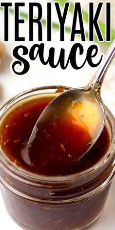 Nutmeg Sauce, Easy Teriyaki Sauce, Easy Teriyaki Sauce Recipe, Make Teriyaki Sauce, Homemade Bbq Sauce Recipe, Teriyaki Sauce Recipe, Homemade Bbq Sauce, Barbecue Sauce Recipes, Bbq Sauces