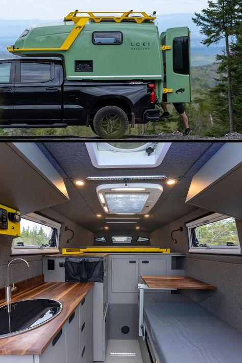 Truck Camper Shells, Pickup Camper, Custom Truck Beds, Off Road Camper Trailer, Truck Bed Camper, Pickup Car, Camper Shells, Adventure Campers, Campervan Life