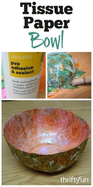 Tissue Paper Art, Paper Mache Projects, Paper Bowl, Tissue Paper Crafts, Paper Mache Bowls, Paper Wall Decor, Diy Bowl, Art Therapy Projects, Mache Art