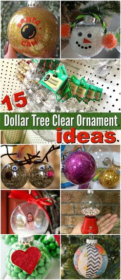 15 Inspiring Ways to Dress Up Dollar Tree Clear Ball Christmas Ornaments Diy Clear Ornaments, Diy Christmas Ball, Clear Christmas Ornaments, Fun Holiday Crafts, Frugal Christmas, Diy Christmas Ornaments Easy, Kids Christmas Ornaments, Clear Ornaments, Dollar Store Christmas