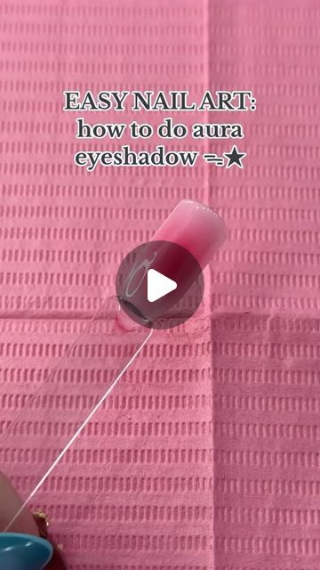 Luxe Moments Realm on Instagram: "Learn how to create stunning aura nails using the eyeshadow hack in this easy tutorial! 🌈✨ Perfect for a unique and mesmerizing look. Click the link in my bio to check out the products! Credit to @ jennylcpez  #Ad#AuraNails #NailTutorial #EyeshadowHack #NailArt #SummerNails #Luxerealmchronicals #NailDesign #BeautyHacks #NailInspo #NailsOfInstagram #ShopNow #Ad" How To Do Ora Nails, Eyeshadow Gel Nails Diy, How To Do Aura Nails With Eyeshadow, How To Do Aurora Nails, Using Eyeshadow On Nails, Ombre Nails With Eyeshadow, Aura Nails With Blooming Gel, Eyeshadow Nails Tutorial, How To Make Aura Nails