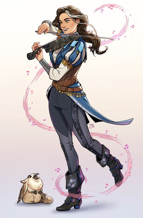 Dnd Bard Character Concept, Dnd Bard Outfit, Dnd Bard Character Design, Dnd Npc Ideas, Bard Dnd, Dnd Bard, Evelynn League Of Legends, Dnd Character Art, Dnd Character Ideas