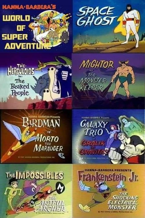 HANNA BARBERA SUPER TV HEROES | Facebook Red Rabbit, Hanna Barbera Cartoons, Super Adventure, Vintage Cartoons, Poster Illustration, Hanna Barbera, Classic Cartoons, Vintage Cartoon, The Marauders