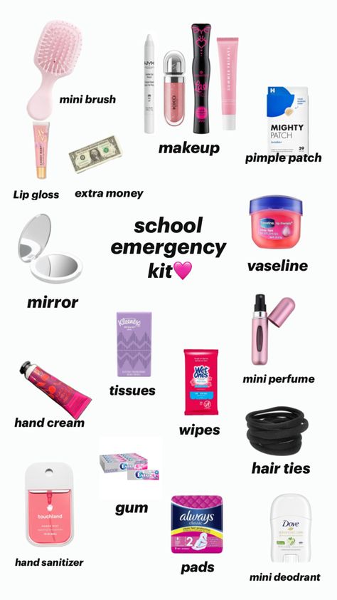 Polar Ice Gum, Mini Emergency Kit, Extra Gum, School Emergency Kit, Emergency Kit, Vaseline, Hand Cream, Hand Sanitizer, Extra Money