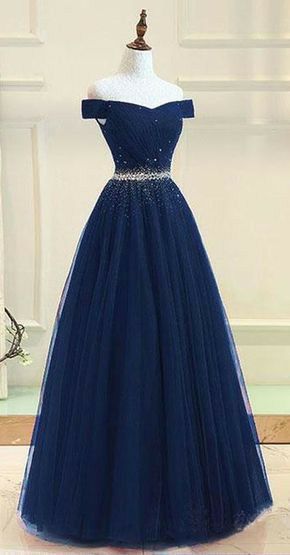 Prom Dresses 8th Grade, 8th Grade Dance Dresses, Blue Tulle Prom Dress, 8th Grade Dance, Ballroom Dance Dress, Navy Blue Prom Dresses, School Dance Dresses, Trendy Prom Dresses, Gaun Fashion