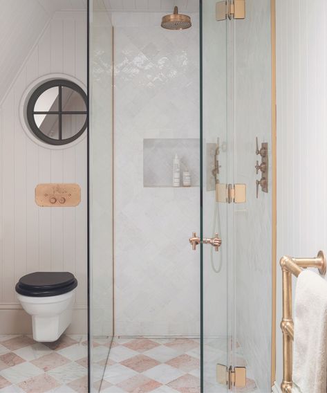 5 designer tips for decorating a windowless bathroom | Windowless Bathroom, Bathroom Main, Recessed Can Lights, Ensuite Ideas, Bathroom Basement, Glass Shower Doors Frameless, Window In Shower, Shower Lighting, Luxurious Showers