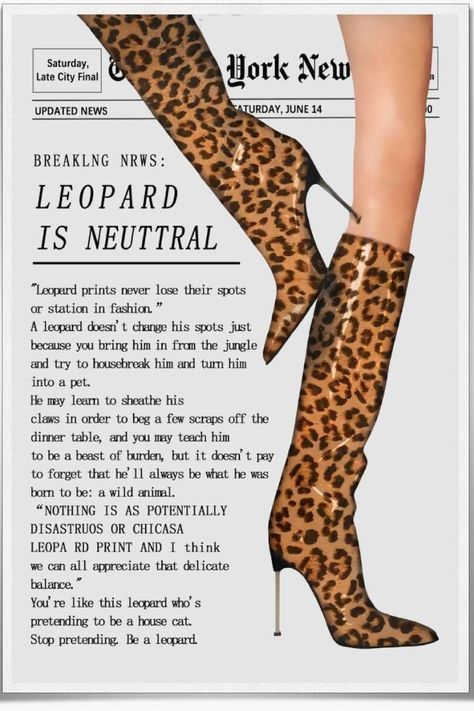 Leopard Is Neutral Poster, Leopard Print Pictures, Cheetah Poster Aesthetic, Wall Decor Bedroom Aesthetic Posters, Retro Fashion Poster, Cheetah Print Poster, Leopard Print Poster, Dorm Posters Aesthetic, Leopard Aesthetic Fashion