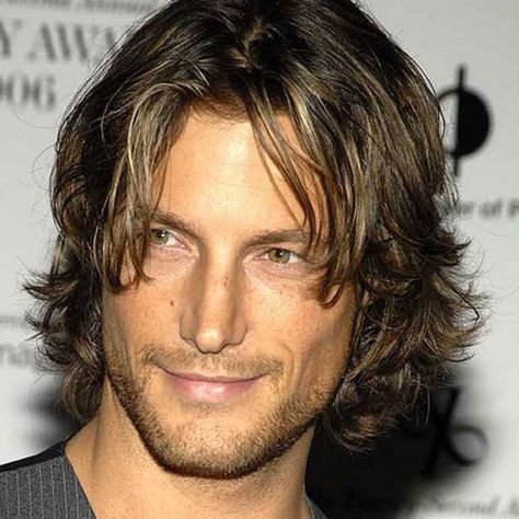 Layered Haircuts For Men Guy Haircuts, Gabriel Aubry, Popular Mens Haircuts, Haircuts Long, Growing Your Hair Out, Guy Haircuts Long, Mens Hairstyles Medium, Shaggy Hair, Men's Long Hairstyles