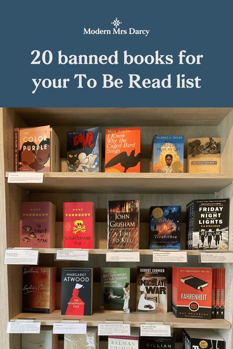 High School Reading List, Banning Books, Banned Book Week, Healthy Girl Era, High School Reading, American Library, Read Banned Books, Books Classic, Dystopian Books