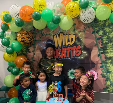 Wild Kratts Birthday Decorations, Wild Kratts Party Decorations, Ballon Theme, Wild Kratts Birthday Party, Wild Kratts Party, Wild Kratts, 8th Birthday, 7th Birthday, 5th Birthday