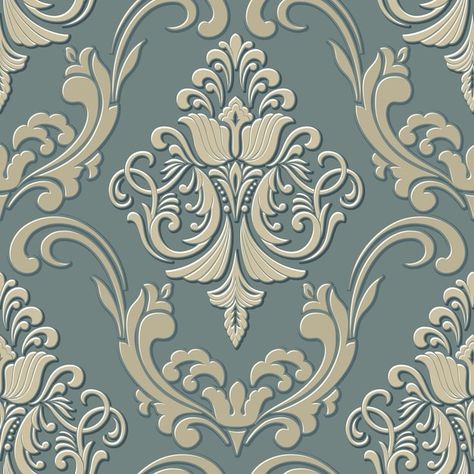 Damask seamless pattern element vector c... | Premium Vector #Freepik #vector #seamless-wallpaper #royal-texture #antique-pattern #victorian-background Old Fabric Texture, Victorian Pattern Design, Victorian Art Wallpaper, Classic Wallpaper Texture, Victorian Background, Victorian Elements, Wallpaper Texture Seamless, Aesthetic Royal, Royal Wallpaper