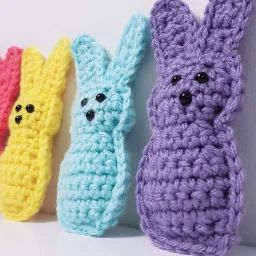 19 May Knitting and Crochet Digest — Craftorator Crochet Flat Bunny Pattern Free, Crochet Easter Peeps Patterns Free, Crocheted Peeps Free Pattern, Peeps Crochet Pattern Free, Crochet Peeps Bunny Free Pattern, Crochet Peeps, Crochet Peep, Bunny Free Crochet Pattern, Easter Crochet Patterns Free