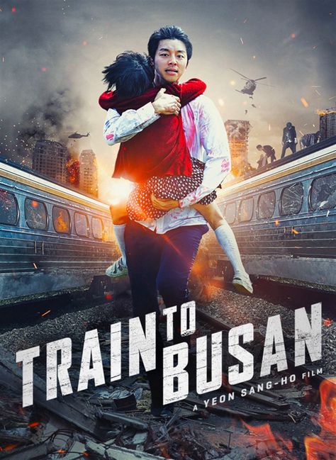 Zombie Movie Poster, Train To Busan Movie, Train To Busan, Gif Terror, New Movie Posters, Best Zombie, Series To Watch, Zombie Movies, Korean Movies