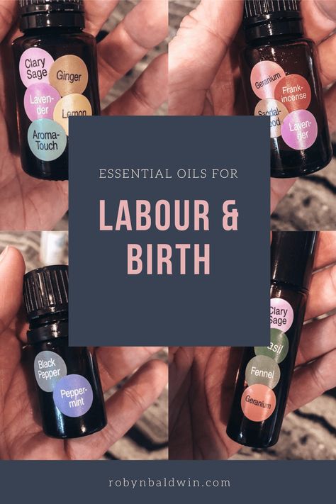 Labour Essential Oil Blend, Diy Perineal Spray, Labor Essential Oil Blends, Essential Oils For Labor And Delivery, Oils For Labor, Essential Oils For Labor, Pregnancy Oils, Birthing Plan, Baby Remedies