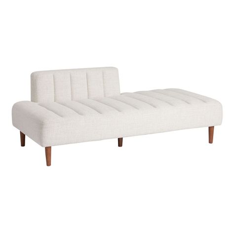 Dalton Dove Gray Channel Back Daybed Lounger - World Market Daybed Frame, Rattan Cane, Wood Daybed, Zen Room, Falls Church, New Home Decor, Dove Grey, Window Seat, World Market