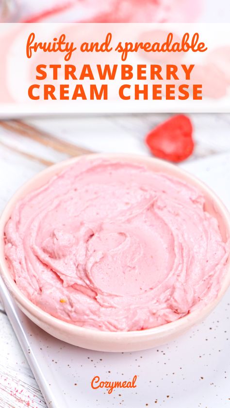 Strawberry Cream Cheese Sandwiches, Strawberry Cream Cheese Recipes, Cream Cheese Spread Recipes, Blondie Dessert, Dehydrated Strawberries, Cheese Spread Recipes, Flavored Cream Cheeses, Cream Cheese Sandwiches, Cream Cheese Recipe