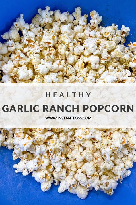 Healthy Garlic Ranch Popcorn instantloss.com Popcorn With Coconut Oil, Ranch Popcorn, Coconut Oil Popcorn, Cool Ranch Doritos, Instant Loss, Fast Food Diet, Garlic Ranch, Unhealthy Habits, Healthy Beef Recipes