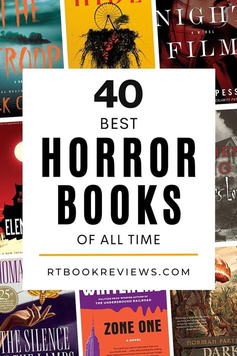 Looking for a scare? Look no further than these 40 best horror books of all time! Tap to see our list of the best horror books based on creativity, scares, and the lasting impact the book had on the horror genre! #besthorrorbooks #horrorbooks #halloweenbooks #bestbookstoread Best Horror Books, Haunted Library, Horror Books To Read, Horror Literature, Scary Books, King Book, Horror Novel, Horror Themes, Horror Book