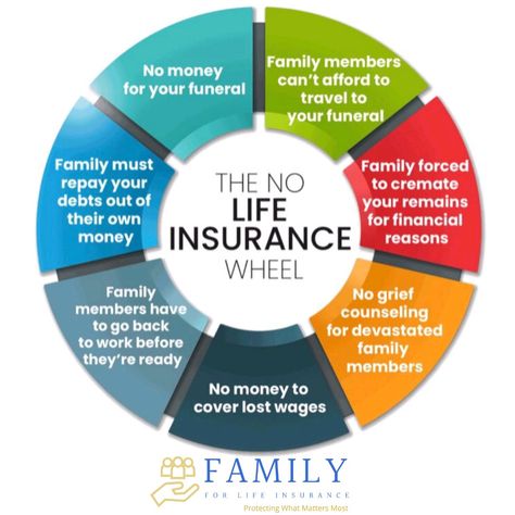 The no life insurance wheel. There are many things that your family will have to go thru and be burdened with if you don't have life insurance coverage. Don't put that burden on them. Contact Family For Life Insurance today. Benefits Of Life Insurance, Life Insurance Marketing Ideas, Final Expense Insurance, Life Insurance Marketing, Life Insurance Facts, Life And Health Insurance, Life Insurance Agent, Best Health Insurance, Whole Life Insurance