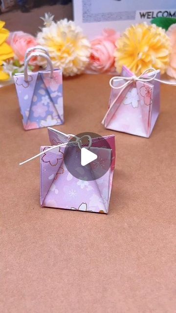 Paper Bag Tutorial, Origami Paper Bag, 2024 Title, Origami Bags, Origami Gift Bag, Gift Bag Tutorial, Gift Box Tutorial, Gift Paper Bag, Kids Handicraft