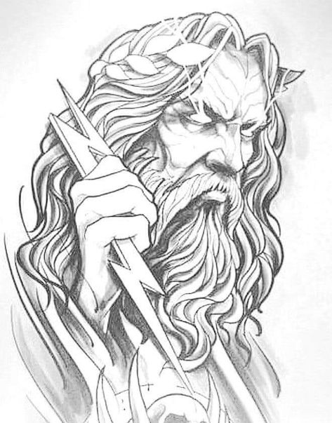 Greek Sketches Mythology, Zeus Drawings, Greek Gods Drawings Pencil, Zeus Drawing Sketch, Greek Mythology Sketches Drawings, Greek Gods Drawings, Greek Gods Drawing, Greek Mythology Sketches, Greek God Drawings