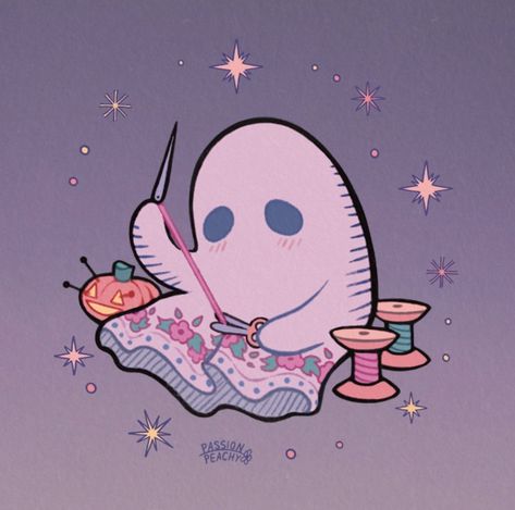 Halloween Illustration, Cute Little Drawings, Cute Ghost, Cute Doodles, Halloween Art, Pretty Art, Spooky Season, Doodle Art, Cute Stuff