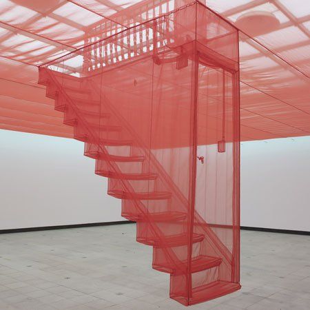 Suspended Staircase, Rachel Whiteread, Small Home Renovation, Do Ho Suh, Attic Playroom, Office Light, Hayward Gallery, Escalier Design, Attic Renovation