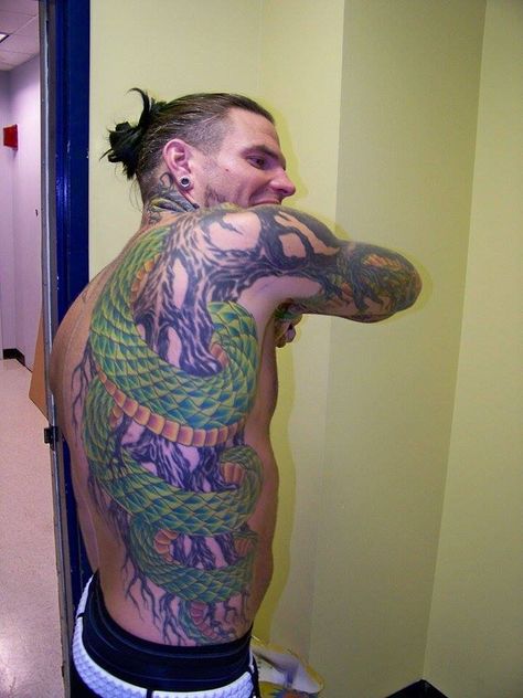 Jeff Hardy #Tattoos Jeff Hardy Tattoos, Wwe Tattoos, Characters With Tattoos, Men Facial Hair, The Hardy Boyz, Pregnant Photo Ideas, Men Facial, Matt Hardy, Mens Hairstyles With Beard