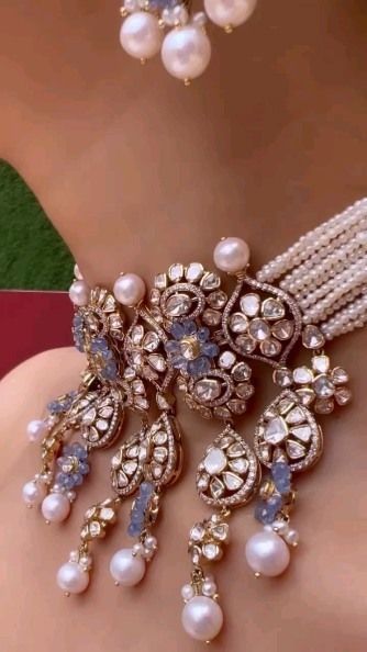 Suncity Jewels, Diamond Polki Necklace, Kalyan Jewellers, Choker Necklace Designs, Online Delivery, Jewellery Diamond, Polki Necklace, Traditional Jewellery, Polki Jewellery