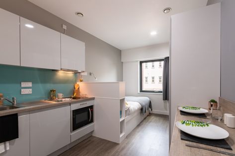 Studio Type Condo, Shotgun House Interior, Student Hostel, Kingston University, Student Apartment, Strawberry Hill, Interior Design London, Kingston Upon Thames, Student Room