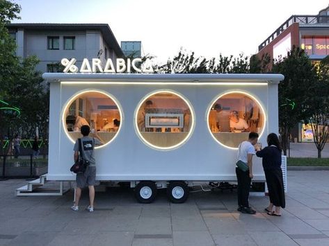 Food Trucks Design, Foodtrucks Ideas, Coffee Food Truck, Food Stall Design, Gerobak Dorong, Mobile Cafe, Mobile Coffee Shop, Coffee Trailer, Container Cafe