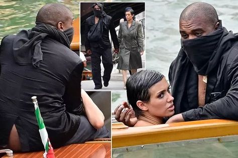 Kanye West and his new wife Bianca Censori turn heads during a shocking public display of affection during which the rapper exposed his entire rear end to the public during a river boat ride in Italy Kanye West Wife, Wife Style, Public Display Of Affection, Boat Pics, Rear End, Boat Ride, Conceptual Photography, New Wife, River Boat