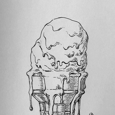 Indigo Nautilus on Instagram: "Inktober 2023 Day 7: Drip 🍨 #inktober #inktober2023 #penandink #penandinkdrawing #sketchbookdrawing #inktober2023drip #inktober2023day7 #inktober2023day7drip #drip #icecream #cleaningcrew #summertime" Inktober 2023 Drip, Drip Inktober, Easy Sketchbook Drawings, Drip Drawing, Mini Sketches, Inktober 2023, Drawing Doodles, Coffee Business, Sketchbook Drawings