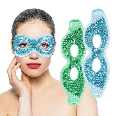 Cold Face Mask, Eye Swelling, Ice Mask, Cold Eye Mask, Lys Makeup, Gel Face Mask, Ice Gel, Gel Beads, Remove Dark Circles