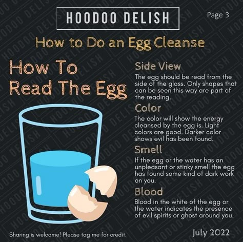 Hex Test, Egg Cleanse, Hoodoo Rootwork, Wicca Recipes, Hoodoo Magic, Hoodoo Spells, Spells For Beginners, Easy Spells, Voodoo Hoodoo