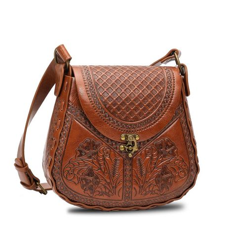 Inspired Handbags, Western Purses, Vintage Crossbody Bag, Brown Crossbody Bag, Brown Crossbody, Vintage Leather Bag, Gorgeous Leather, Crossbody Messenger Bag, Leather Style